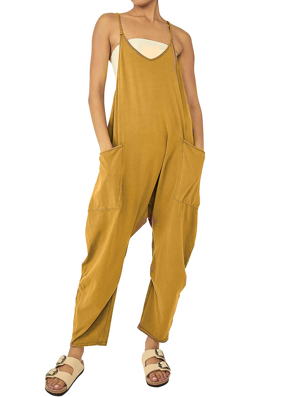 Women Bags Winners - 2025 New loose women's suspender V-neck