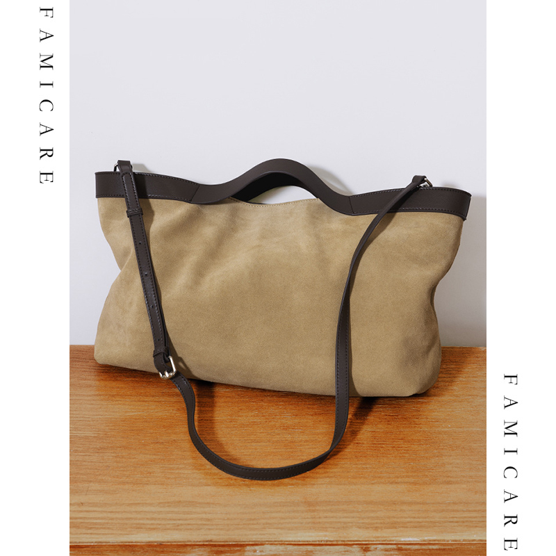 Women Handheld Bags - 2025 Fall Winter New Suede Leather