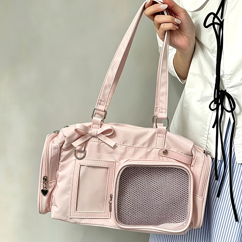 Women Handheld Bags - Korean Style Pink Lazy Fashion Pain