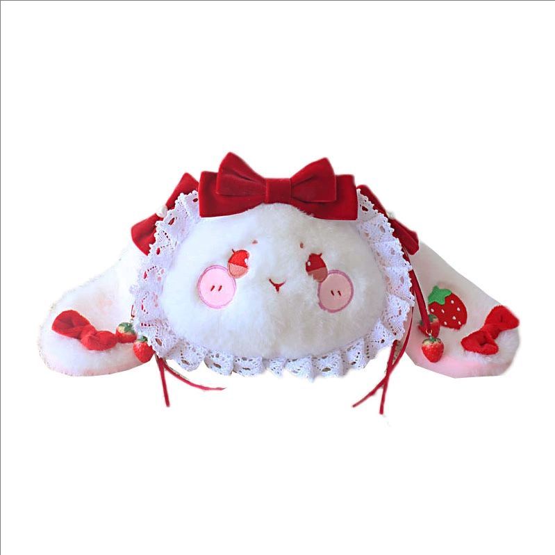 Women Bags Europe - Lolita large-capacity soft girl strawberry rabbit