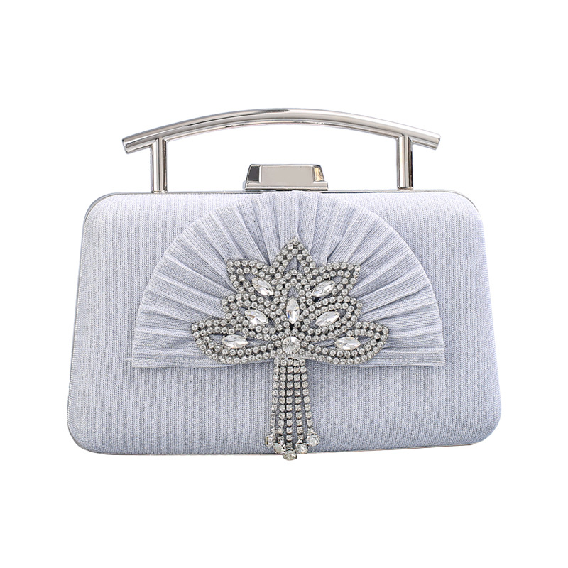 Women Handheld Bags - Temperament Metal Dinner Bag Banquet Bag