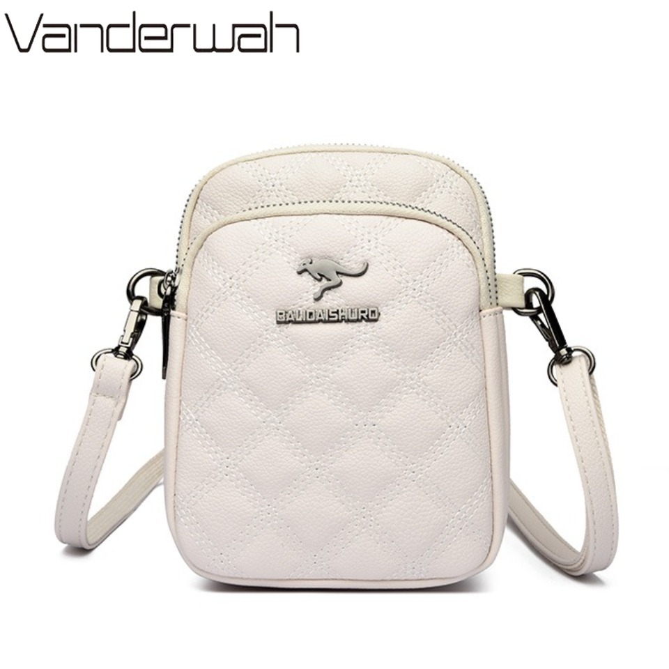 Women'S Kangaroo Bags - High-End Leather Shoulder Crossbody Phone Coin