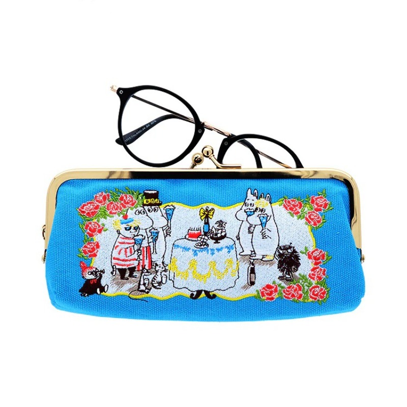 Women Handheld Bags - Hot Anime Moomins Series Canvas Glasses