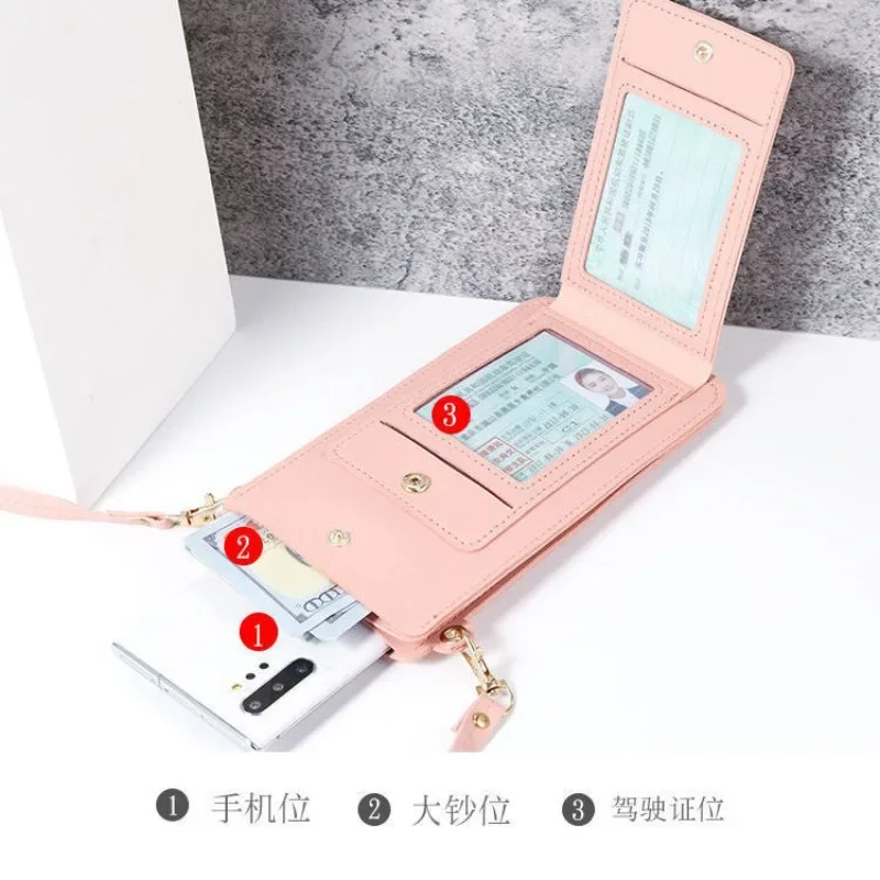 Women Bags Leather - Crossbody Mobile Phone Bag for Women