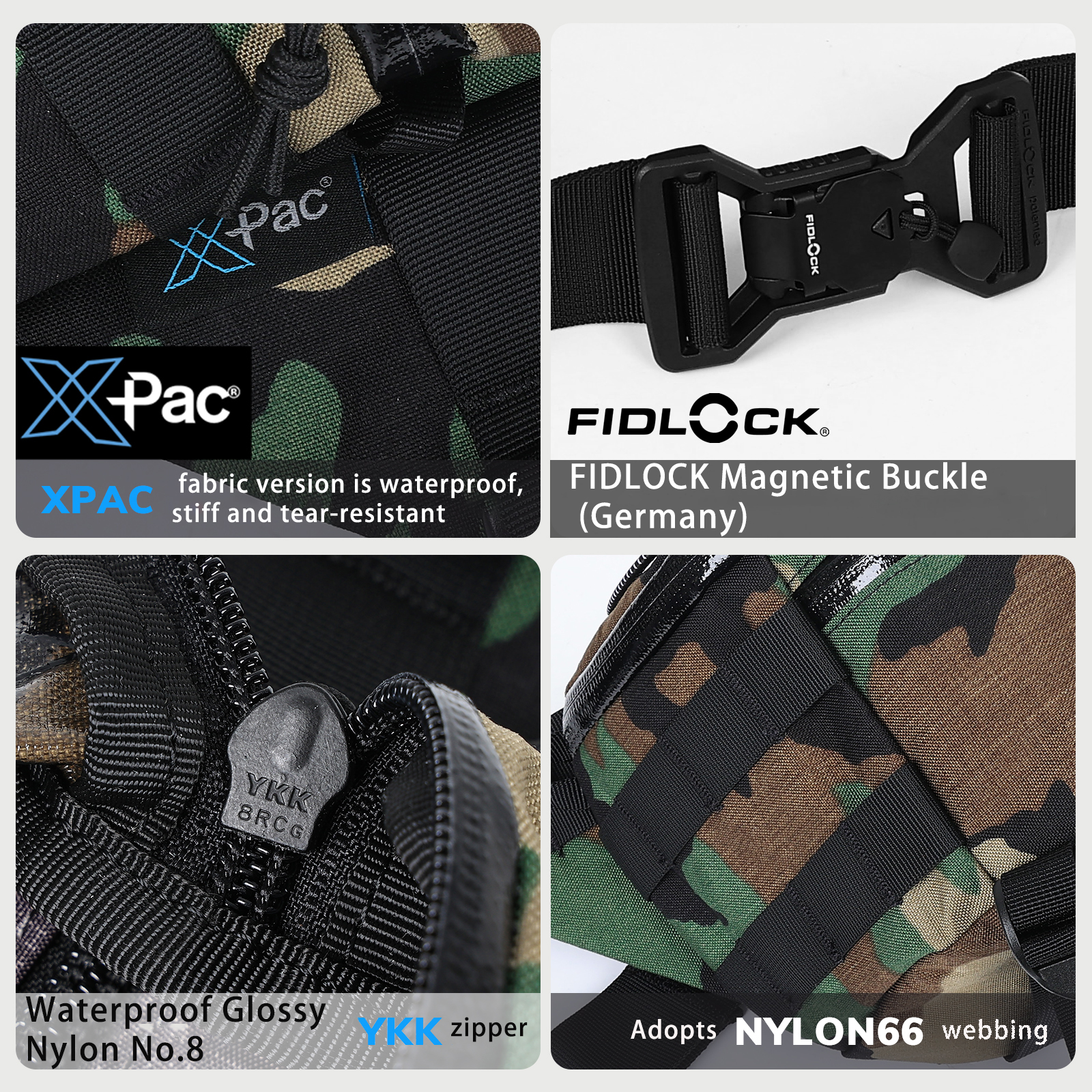 VOTAGOO X-Pac Nylon Waist Bag  - Women X Bags recension och pris
