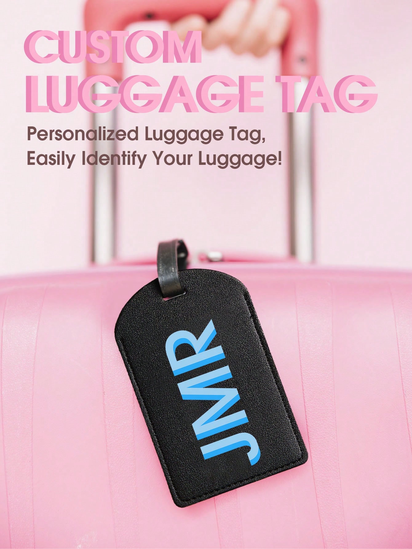 Personalized Initial Luggage T - Women Bags Leather recension och pris