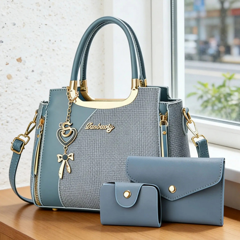 Elegant Women's Handbag Set, M - Women Bags Leather recension och pris