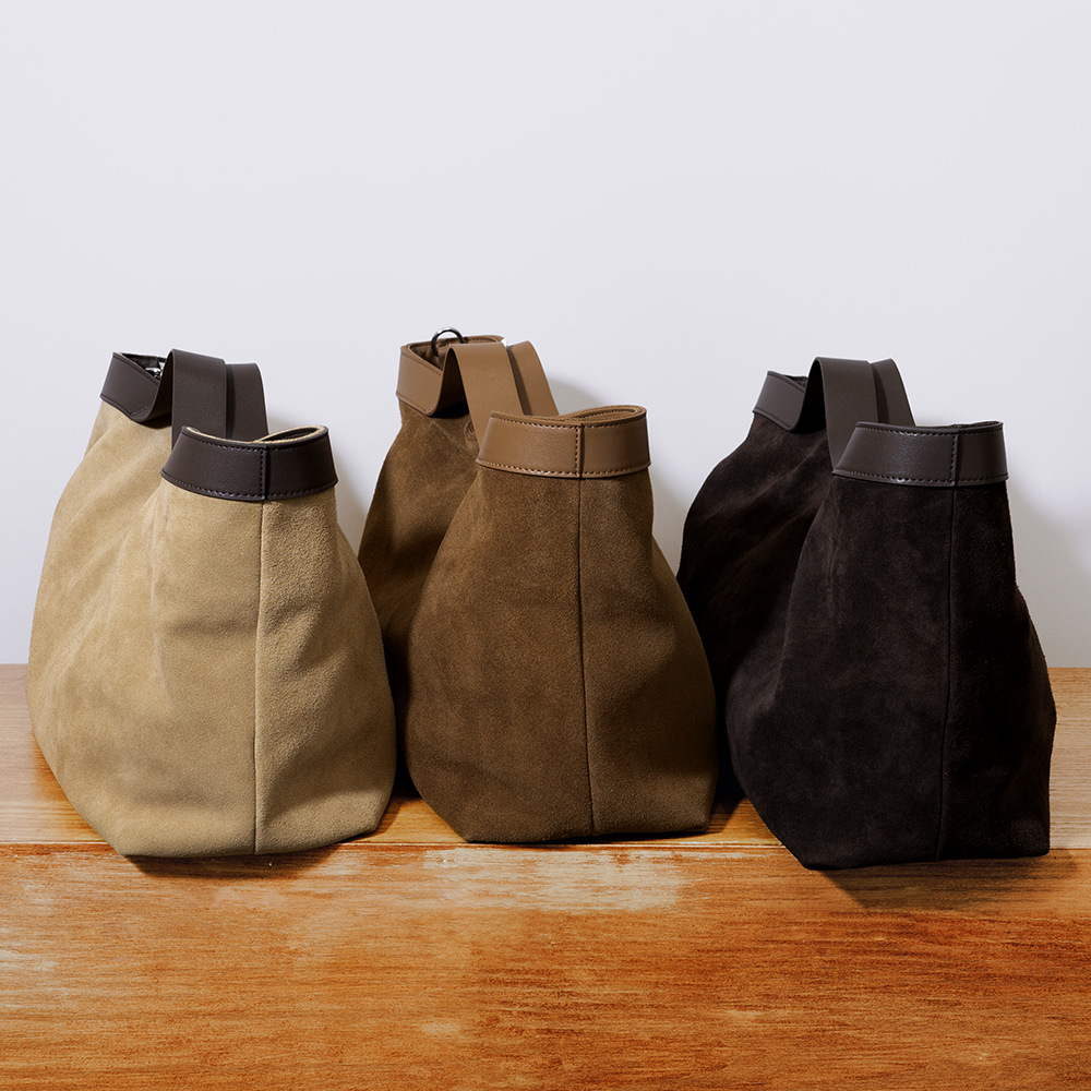 2025 Fall Winter New Suede Lea - Women Handheld Bags recension och pris