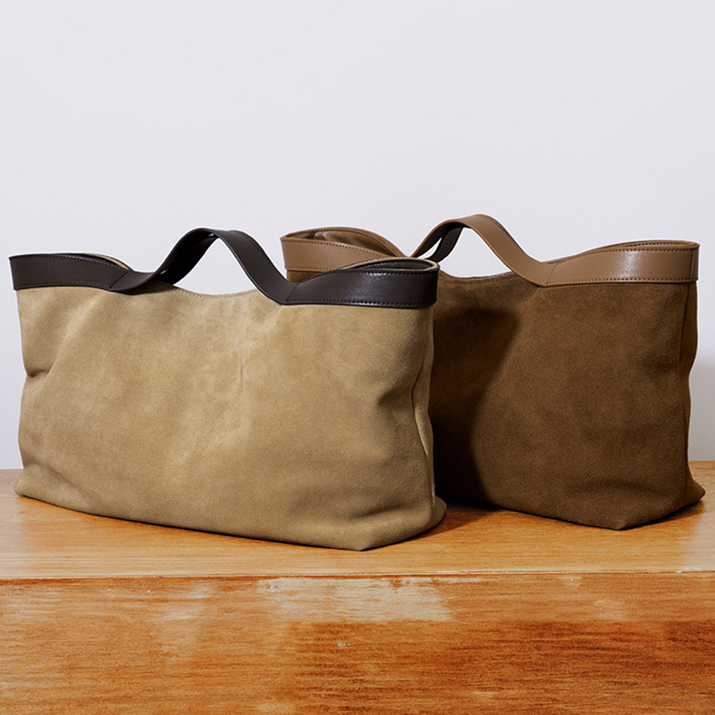 2025 Fall Winter New Suede Lea - Women Handheld Bags recension och pris