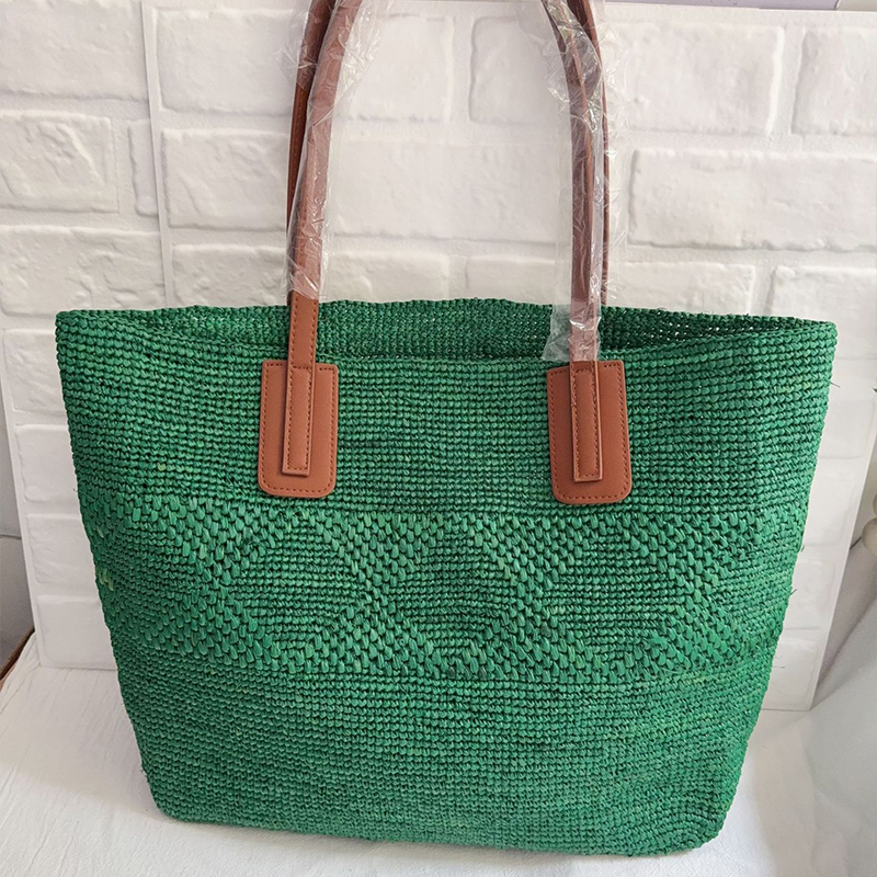 French Natural Raffia Straw Sh - Women'S Raffia Bags recension och pris