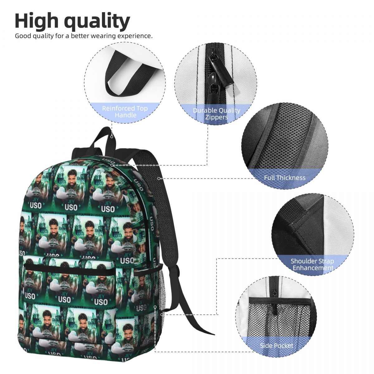Winner WWE Jey Uso Backpack Da - Women Bags Winners recension och pris