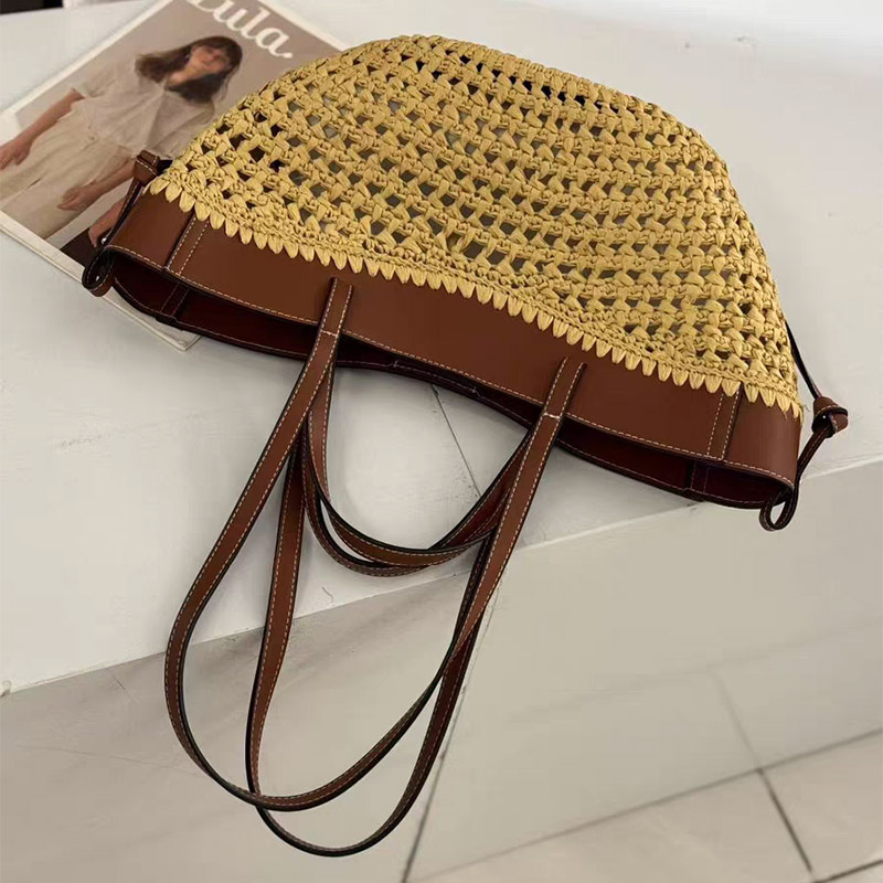 Luxury Raffia Straw Tote Bag,F - Women'S Raffia Bags recension och pris