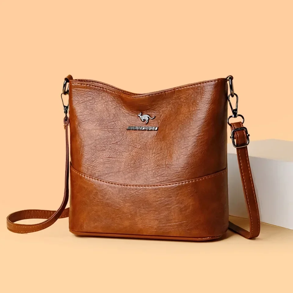 Soft Pu Leather Crossbody Bag  - Women'S Kangaroo Bags recension och pris