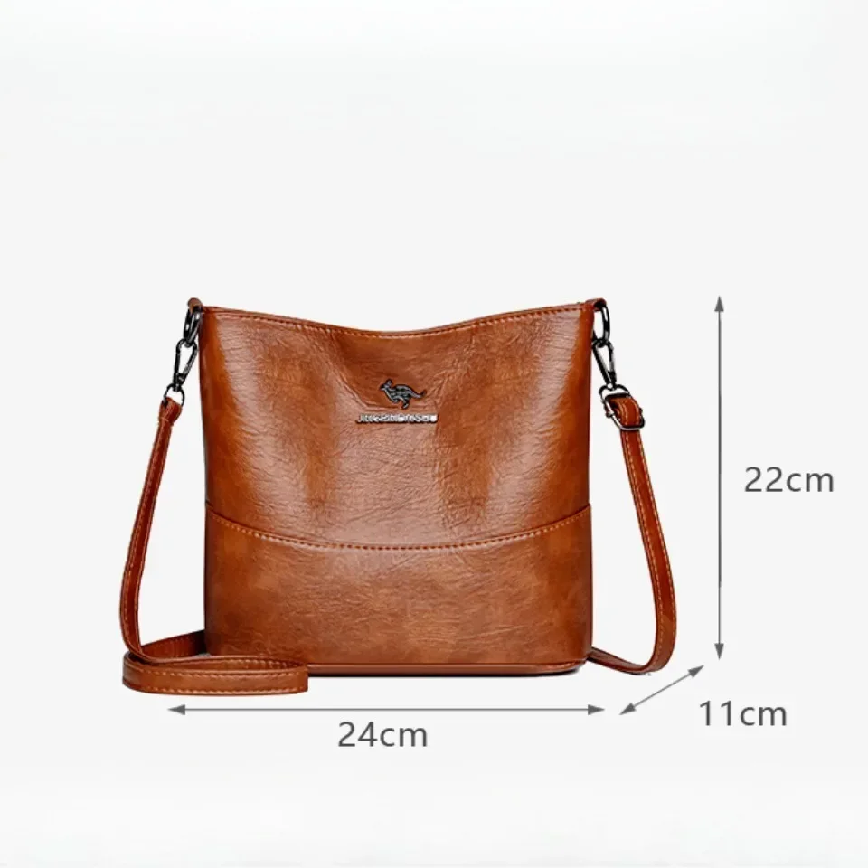 Soft Pu Leather Crossbody Bag  - Women'S Kangaroo Bags recension och pris
