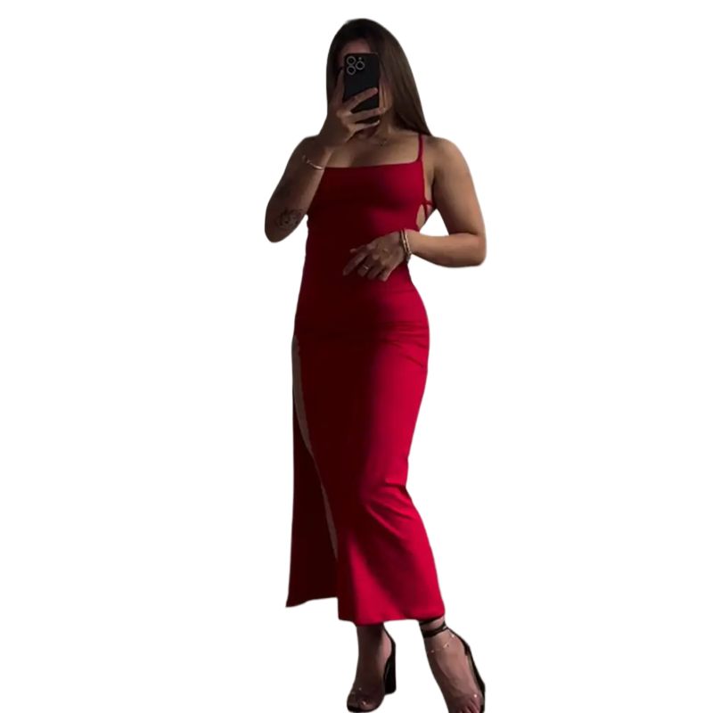 2025 Sexy Suspender Slit Dress - Women Bags Winners recension och pris