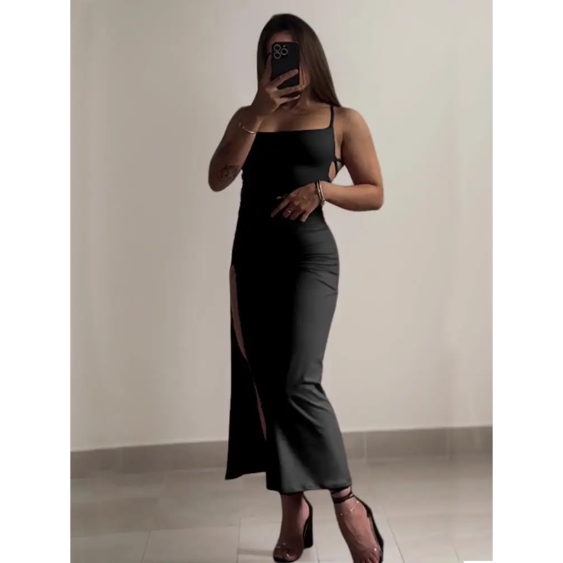 2025 Sexy Suspender Slit Dress - Women Bags Winners recension och pris