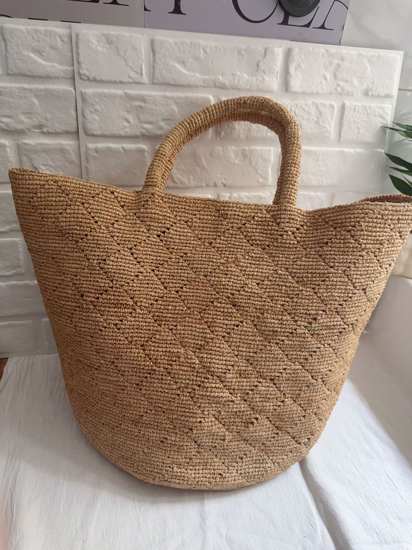 Fashion Style Ins Crochet Hand - Women'S Raffia Bags recension och pris