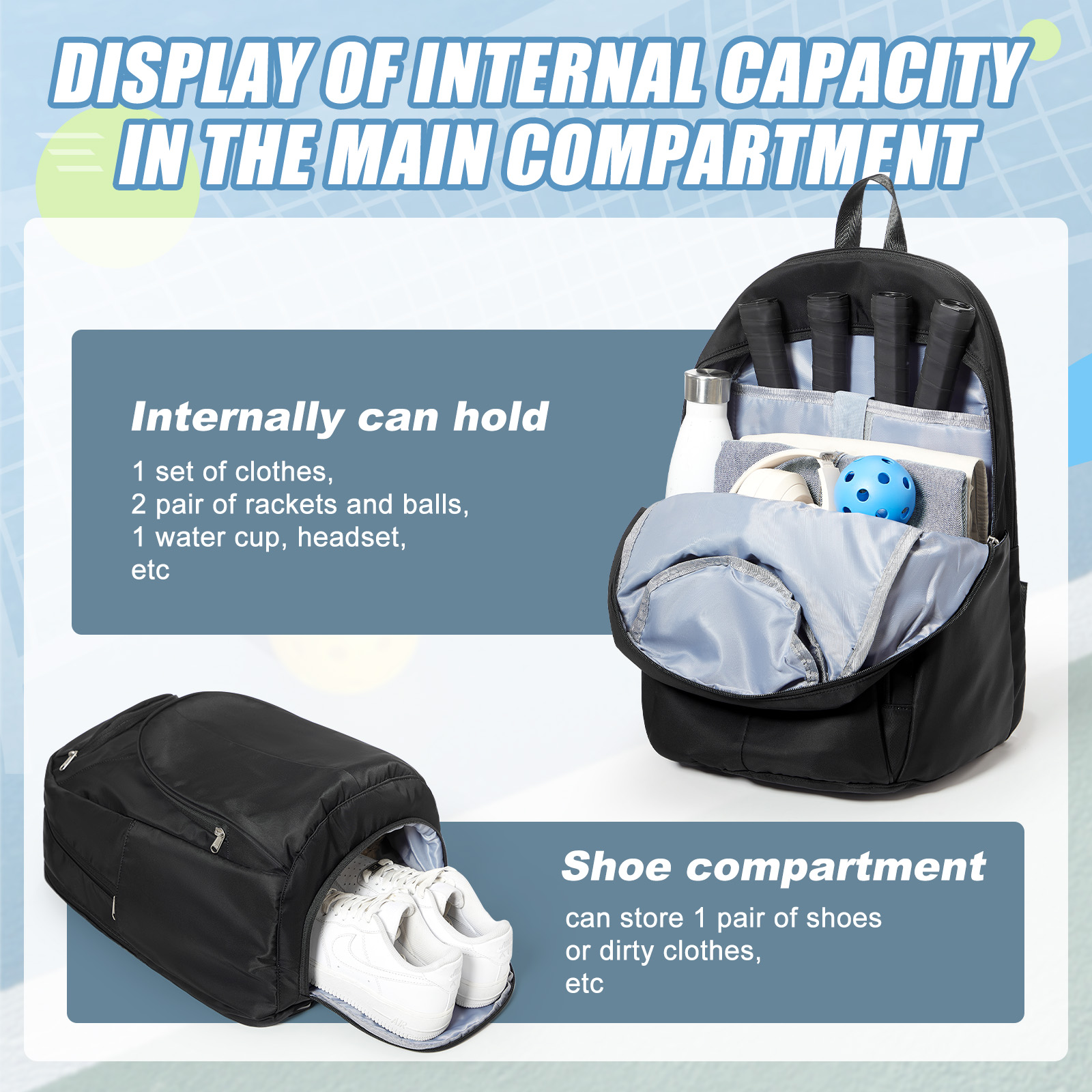 Tennis Bag Tennis Backpack 2 R - Women Bags And Shoes recension och pris