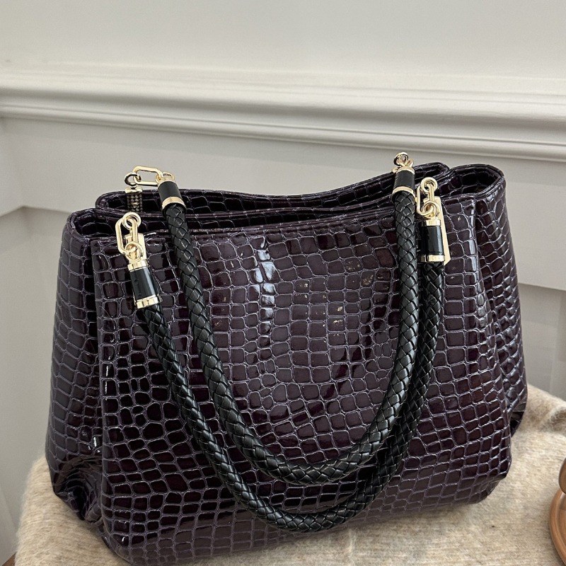 Classic Stone Texture Top-Hand - Women Bags Europe recension och pris