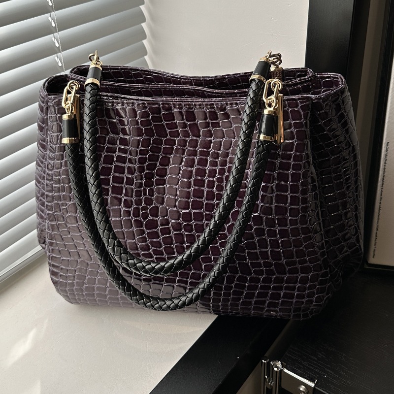 Classic Stone Texture Top-Hand - Women Bags Europe recension och pris