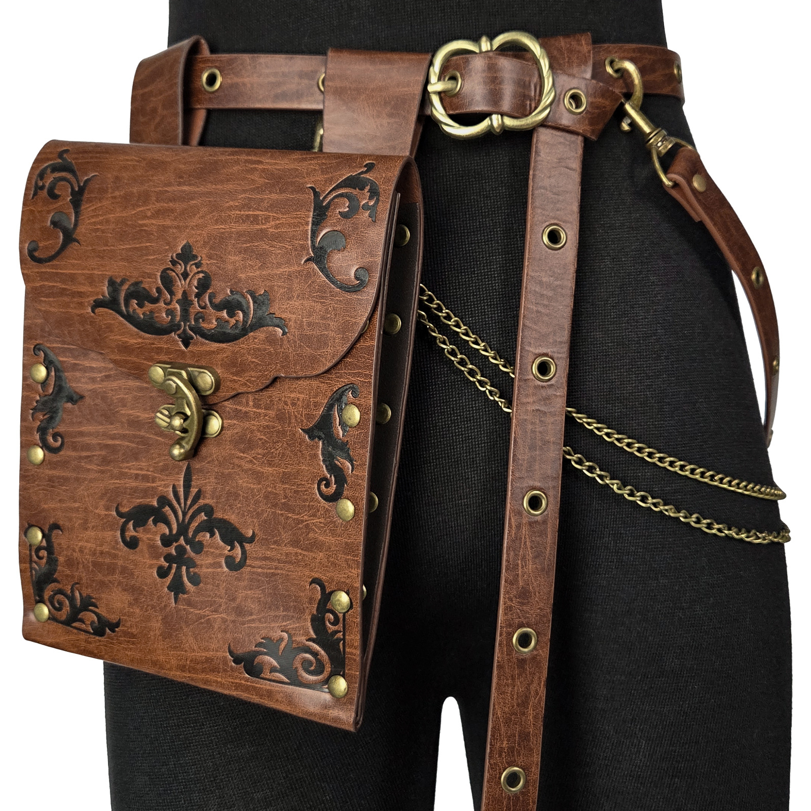 Steampunk Medieval Viking Pouc - Women Bags Europe recension och pris