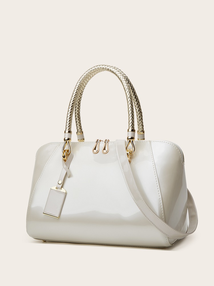 2025 New Patent Leather Boston - Women Bags Europe recension och pris