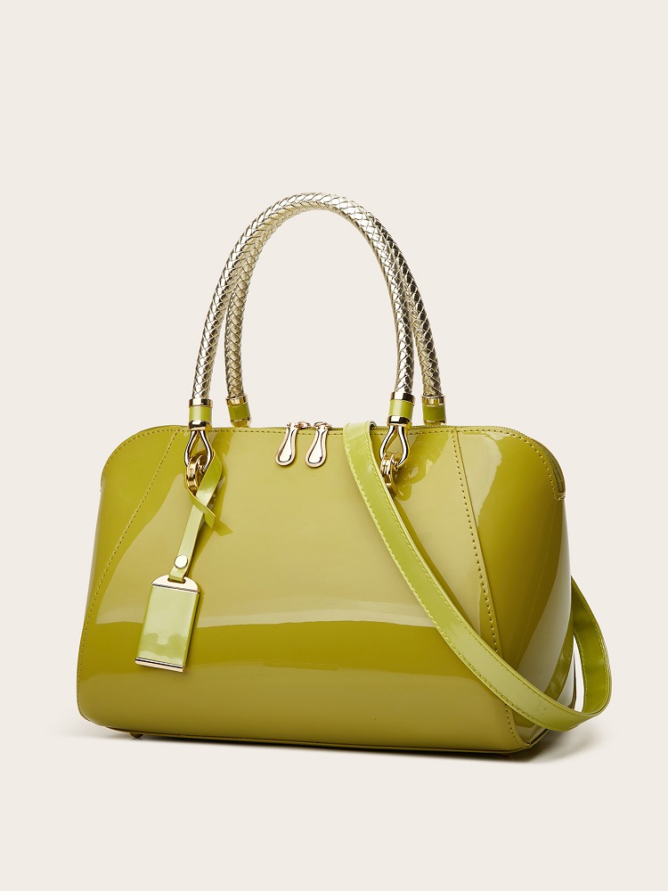 2025 New Patent Leather Boston - Women Bags Europe recension och pris