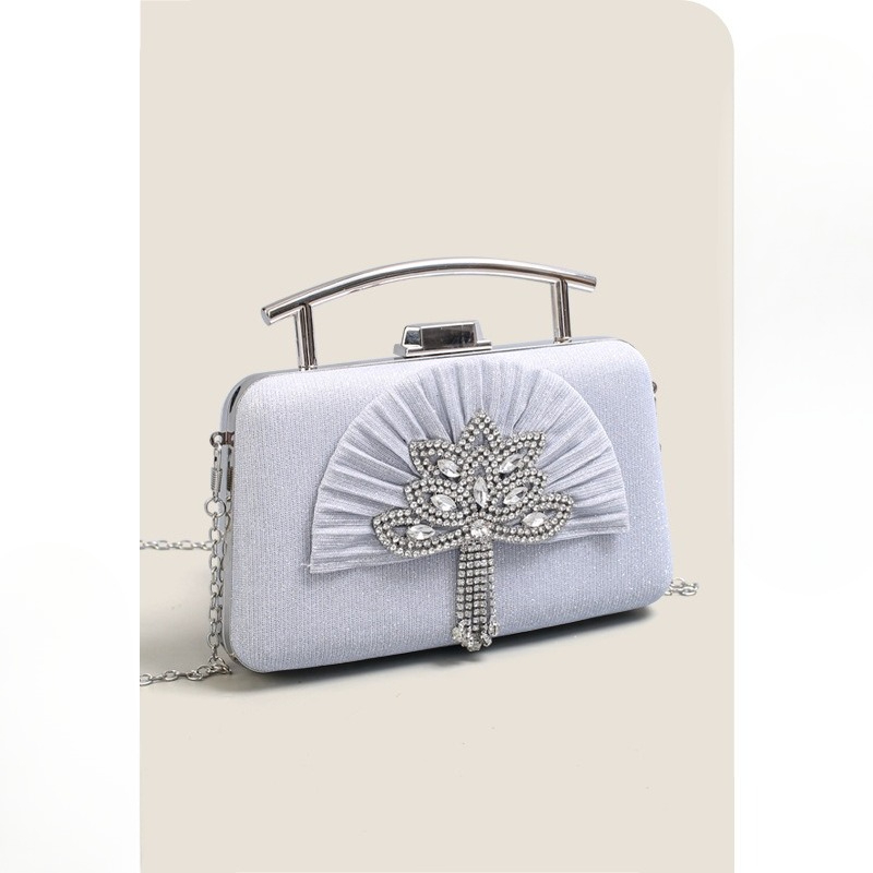 Temperament Metal Dinner Bag B - Women Handheld Bags recension och pris