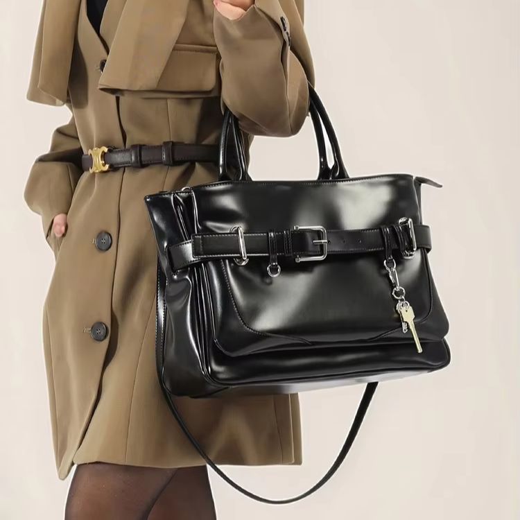 Casual Large-Capacity Shoulder - Women Bags Leather recension och pris