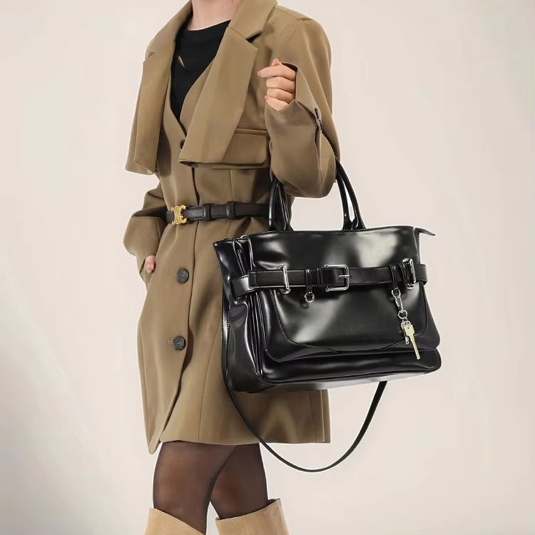 Casual Large-Capacity Shoulder - Women Bags Leather recension och pris