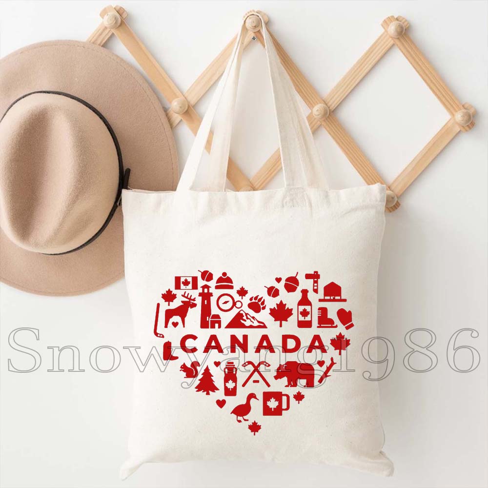Canada Map Flag Happy Canadian - Women Bags In Canada recension och pris