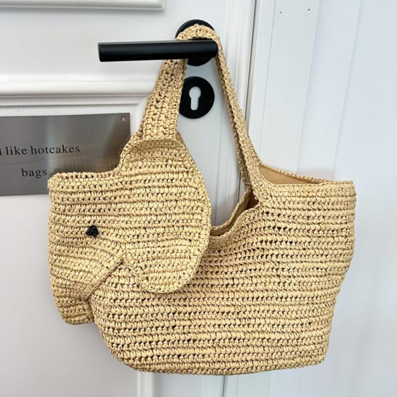 Elephant Shaped Raffia Handwov - Women'S Raffia Bags recension och pris