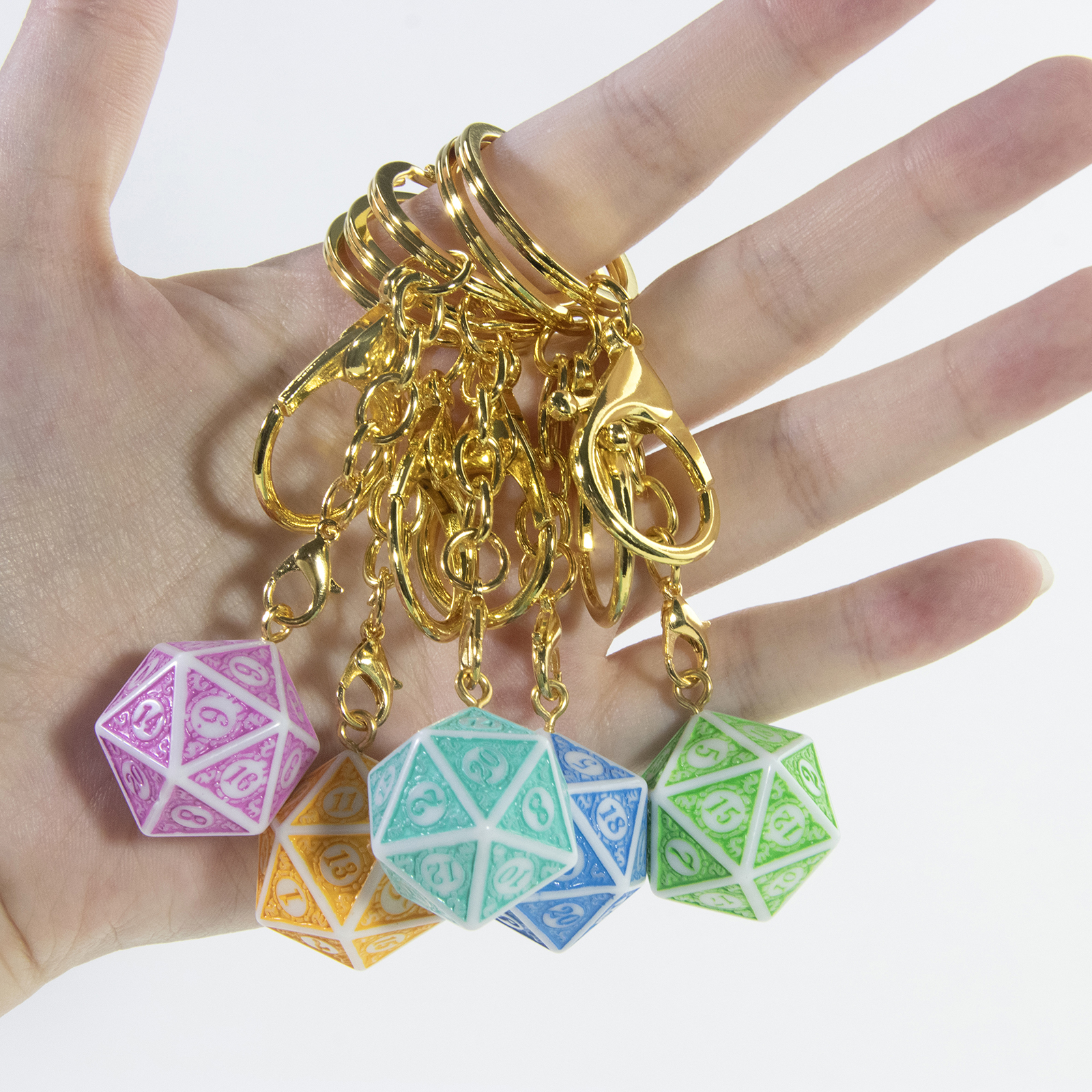 Unique DND Dice Keyring 3D D20 - Women X Bags recension och pris