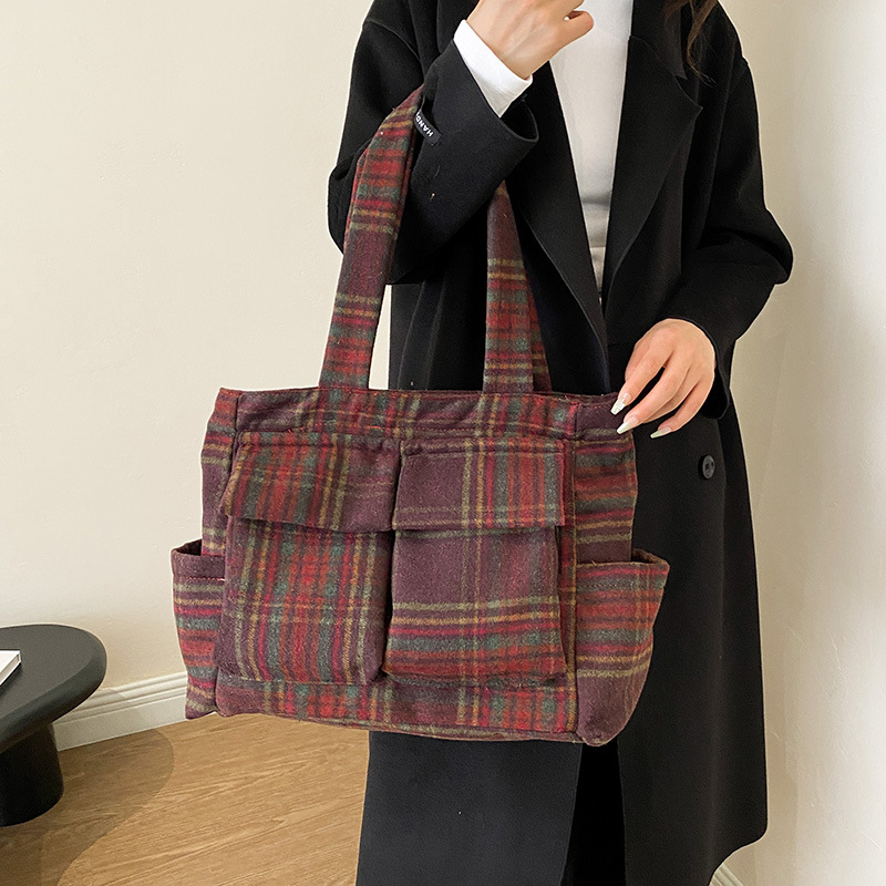 Lamb Fleece tote bags for wome - Women Handheld Bags recension och pris