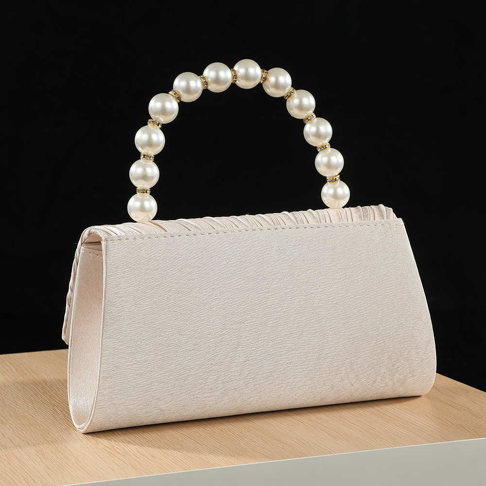 New fashionable pleated pearl  - Women Handheld Bags recension och pris