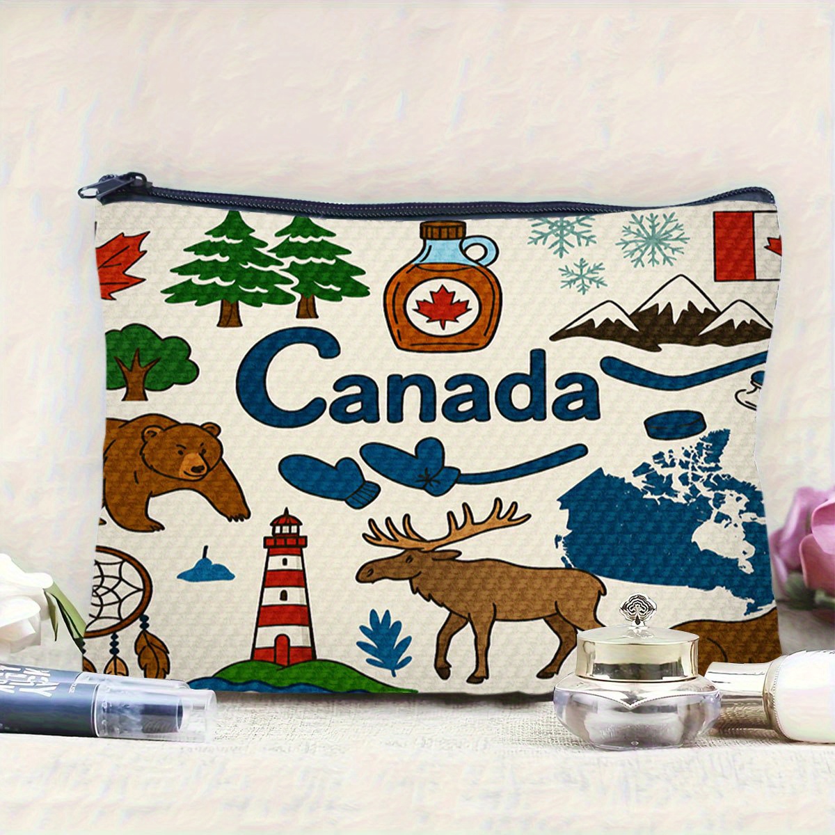 A Canada themed cosmetic bag - - Women Bags In Canada recension och pris
