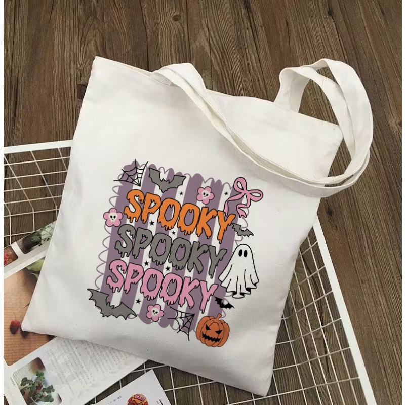 Purple Halloween Handheld Canv - Women Handheld Bags recension och pris