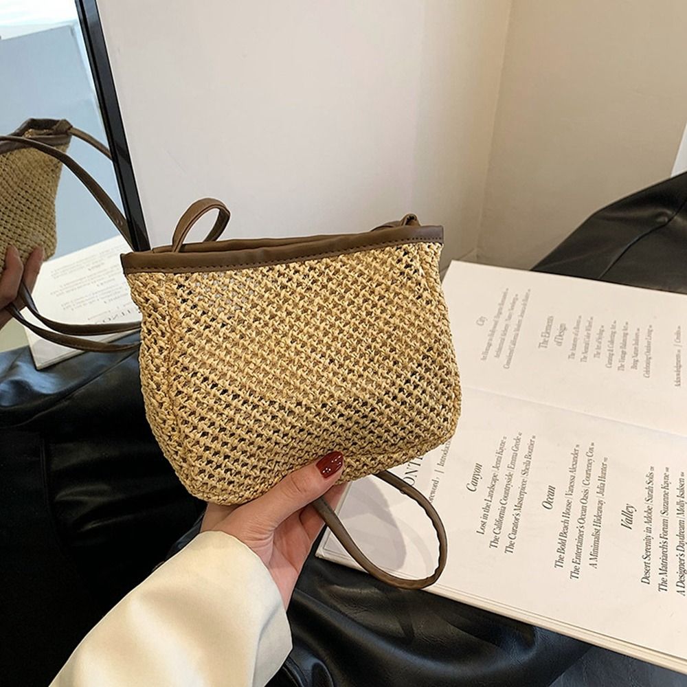 Casual Pu Leather Raffia Bag B - Women'S Raffia Bags recension och pris