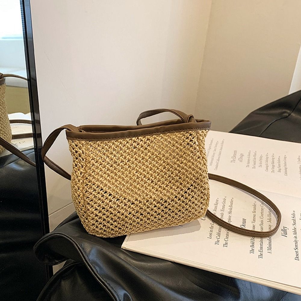 Casual Pu Leather Raffia Bag B - Women'S Raffia Bags recension och pris