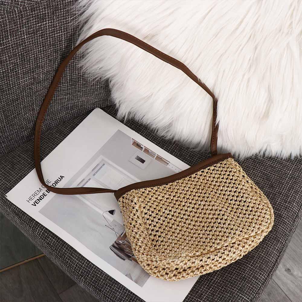 Casual Pu Leather Raffia Bag B - Women'S Raffia Bags recension och pris