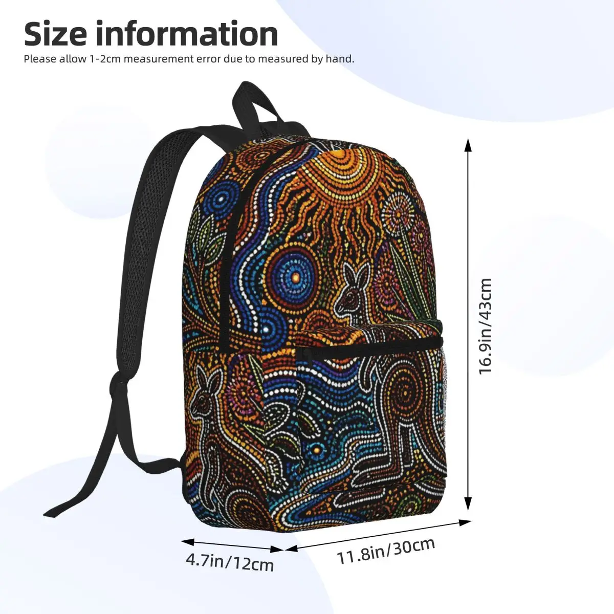 Aboriginal Kangaroo Abstract A - Women'S Kangaroo Bags recension och pris