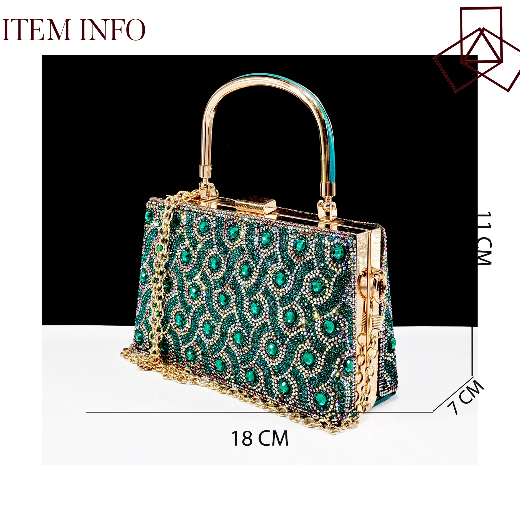 QSGFC 2026 Rhinestone Design I - Women Bags Designer Sale recension och pris