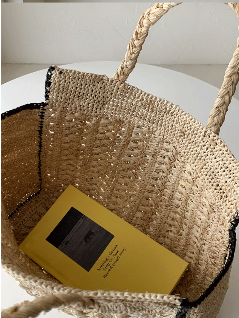 100% Raffia Straw Bag Large Ca - Women'S Raffia Bags recension och pris