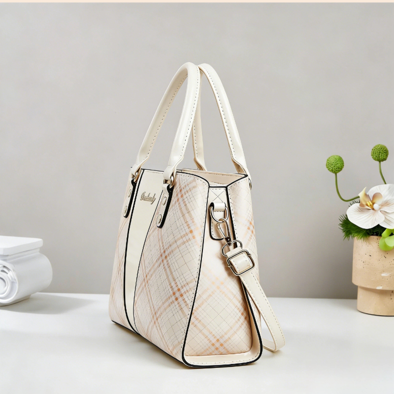 3-piece Women's Bag Set with P - Women Bags Leather recension och pris
