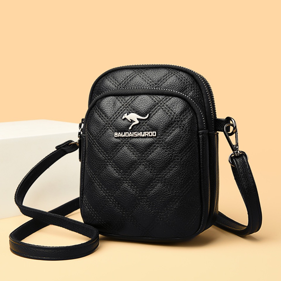 High-End Leather Shoulder Cros - Women'S Kangaroo Bags recension och pris