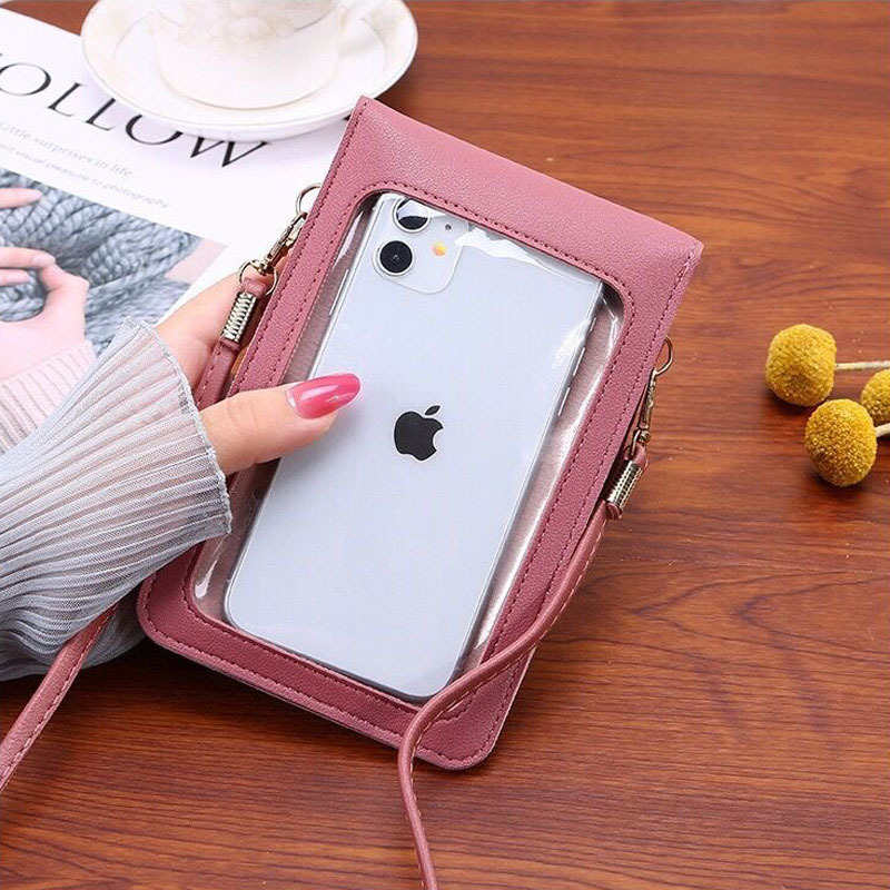 Cute Cartoon Pattern Touch-Scr - Women Bags Leather recension och pris