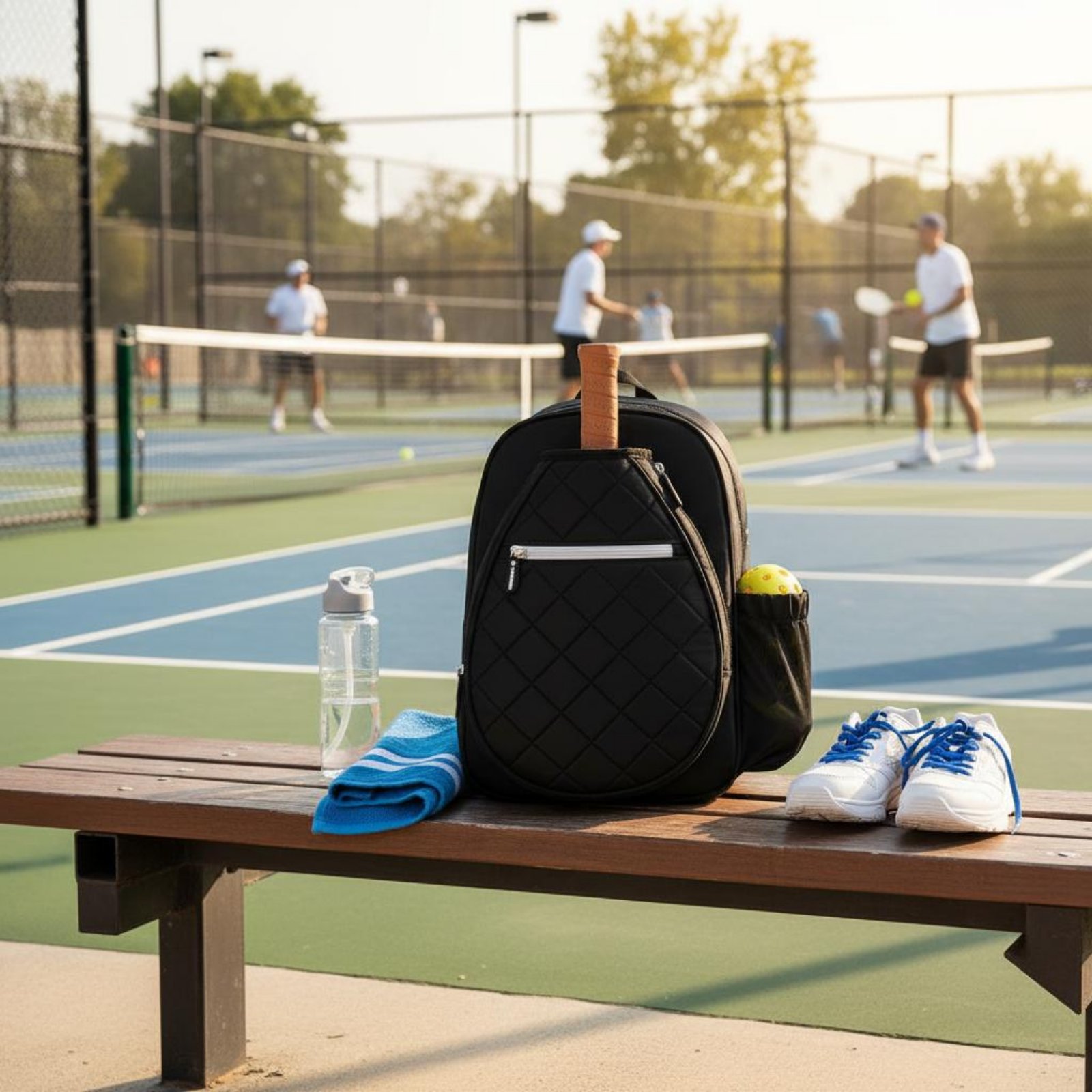 Quilted Pickleball Backpack Li - Women Bags And Shoes recension och pris