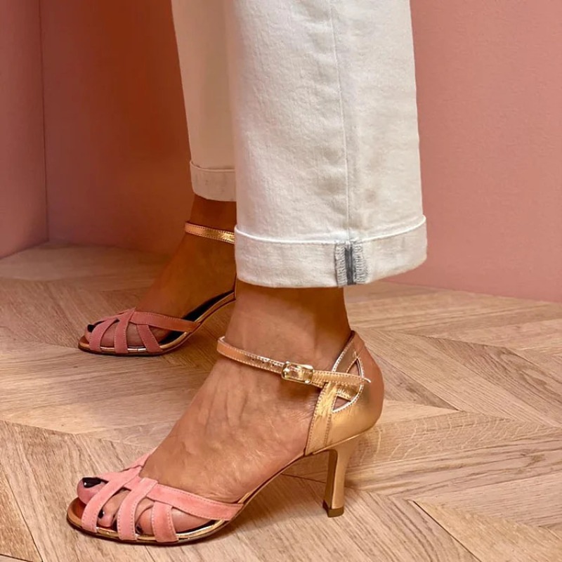 Summer Color Blocked High-heel - Women Bags And Shoes recension och pris
