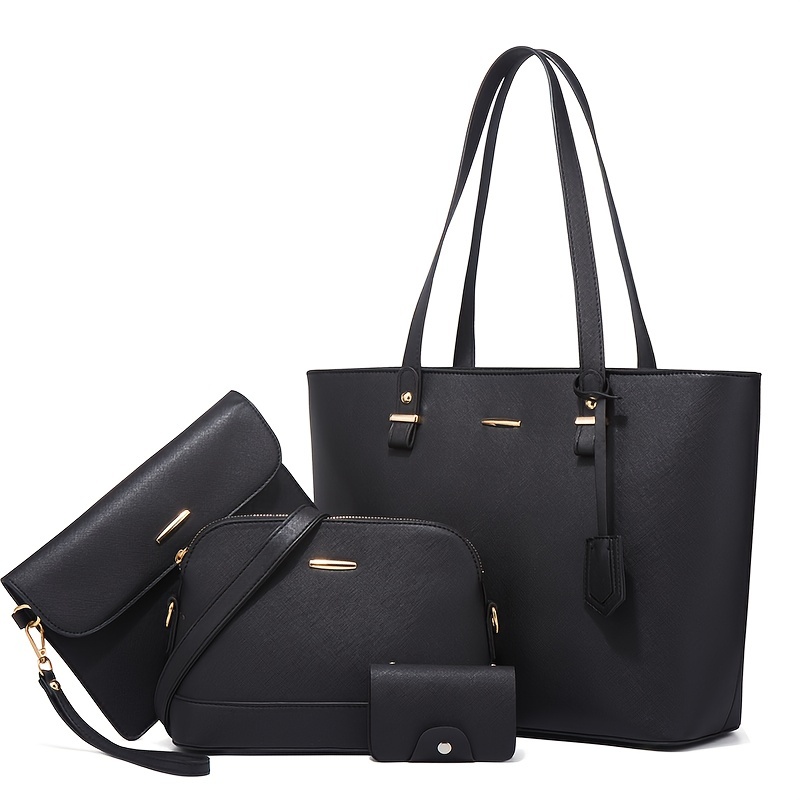 4pcs Fashion Women's Bag Sets  - Women Bags Leather recension och pris