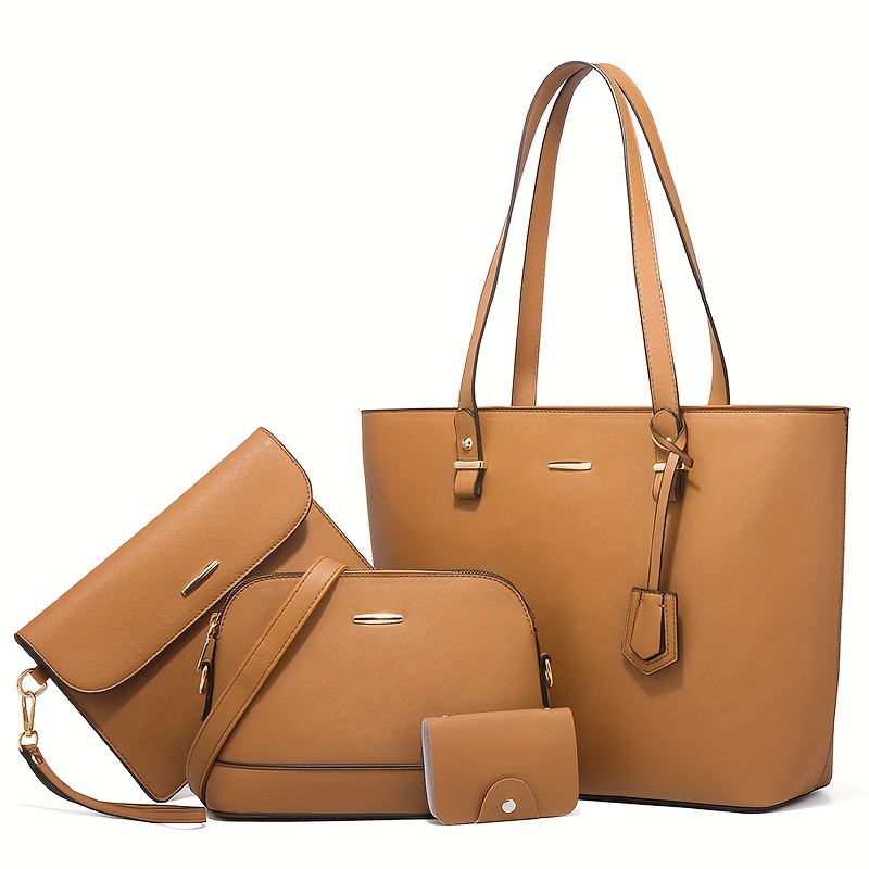 4pcs Fashion Women's Bag Sets  - Women Bags Leather recension och pris